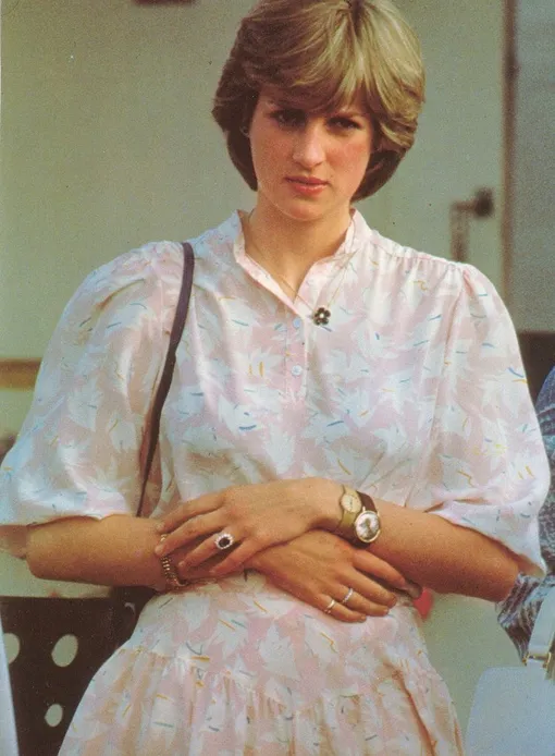 Диана на матче по поло в Виндзоре в июле 1981 года