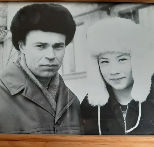 Юрий Гальцев с отцом Николаем Афанасьевичем. Архивное фото