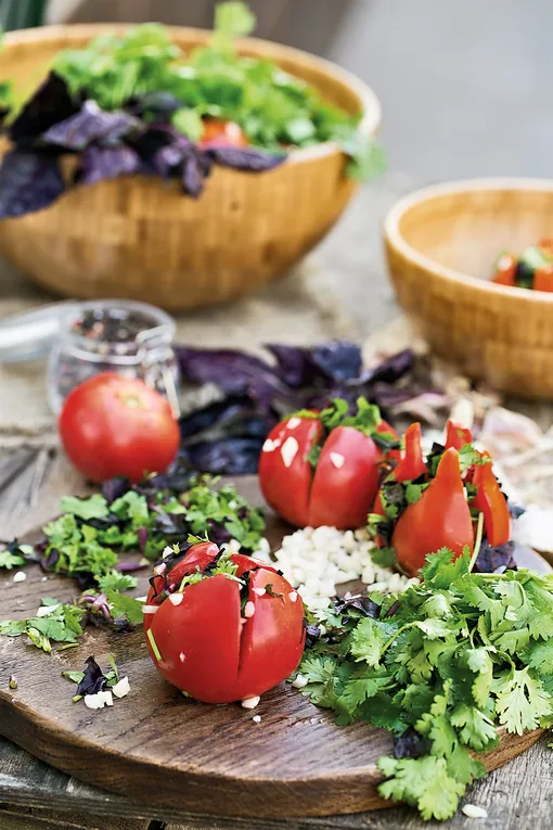 Быстрые маринованные помидоры фото