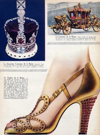 туфли елизаветы II коронационные