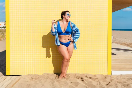 Пышка-позинг: как идеально получаться на пляжных фото в любом размере