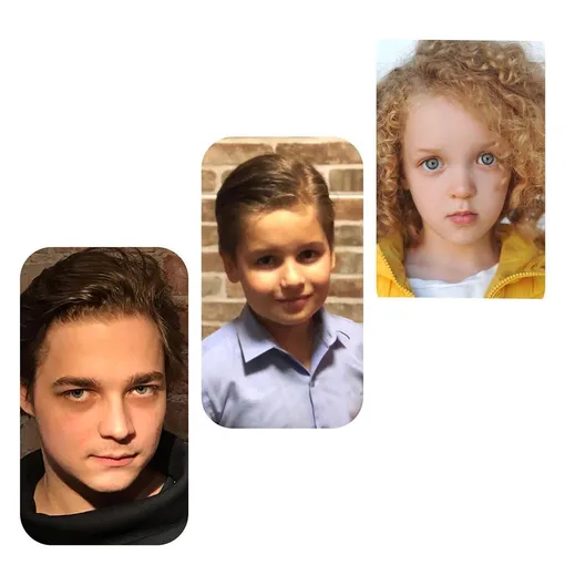 Дети Алексея Барабаша – Арсений, Матвей и Варвара