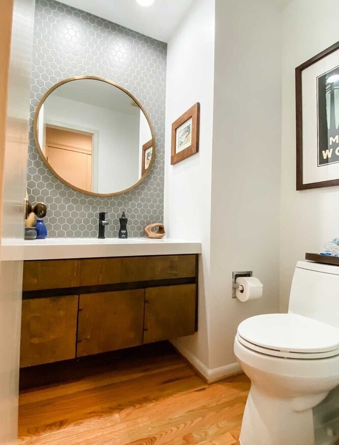 Ванная комната дизайн: 26 вариантов плитки для ванной