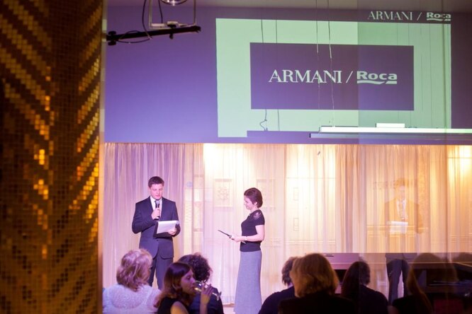 Первый эксклюзивный шоу-рум Armani/Roca в Санкт-Петербурге