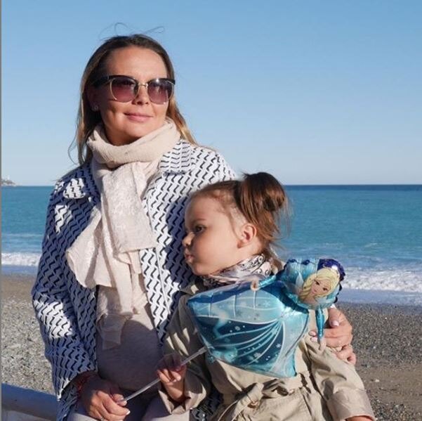 Татьяна Морозова с дочкой