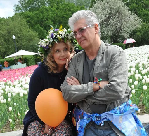 Ирина Алферова с мужем фото