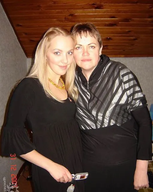 Галина Боб с мамой