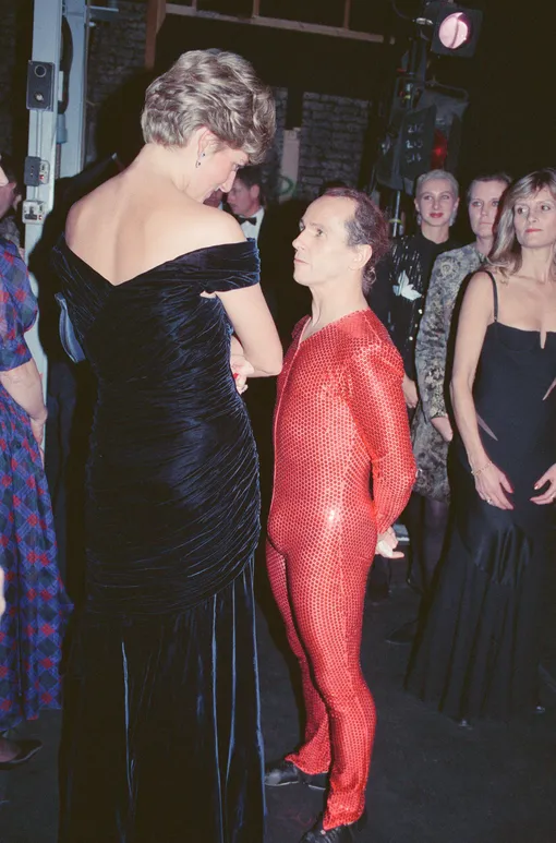 Принцесса Диана и Уэйн Слип в 1991 году