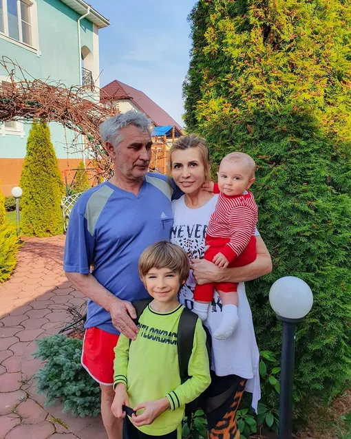 Родители и дети Ольги Гажиенко фото