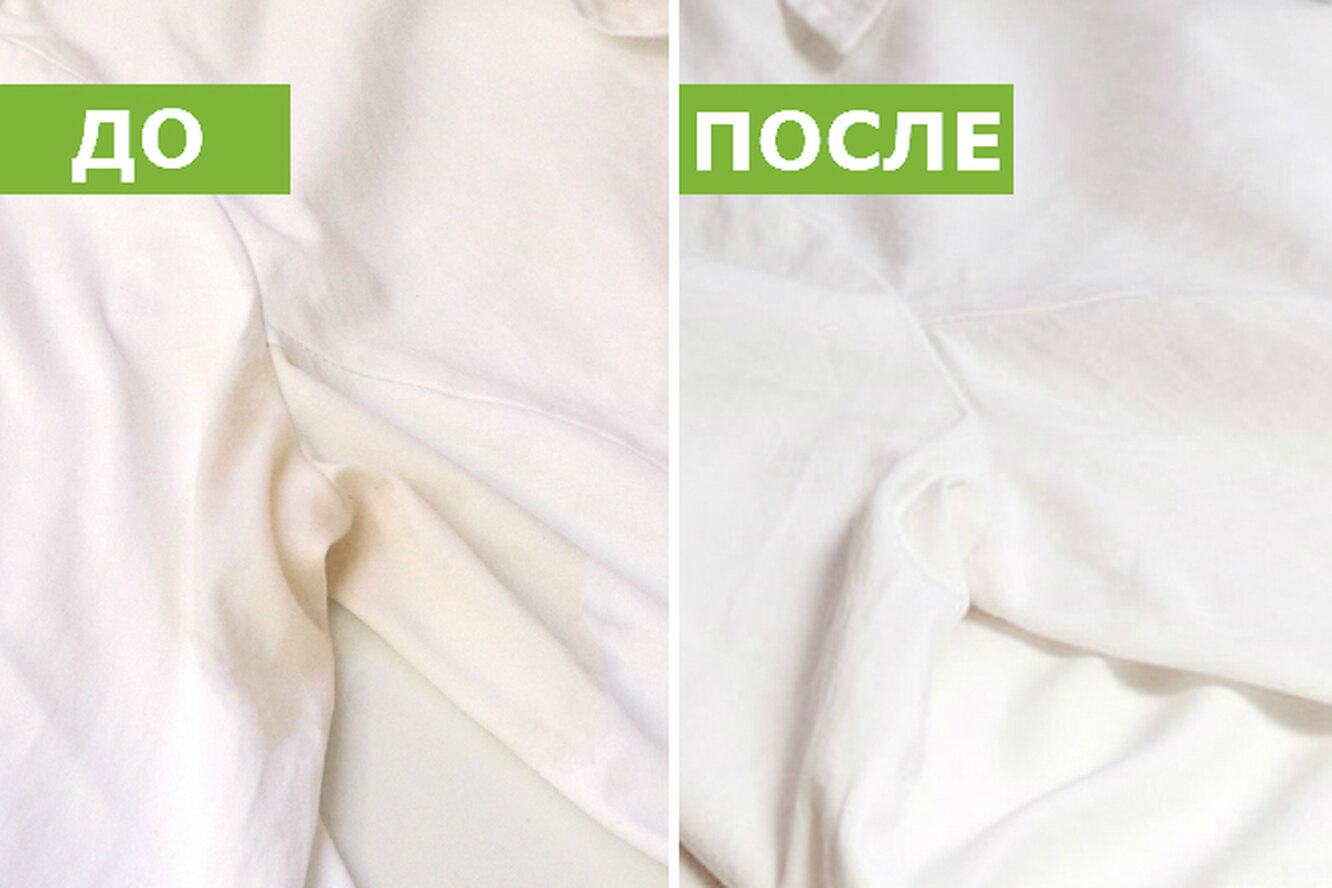 Как предотвратить появление пятен от дезодоранта