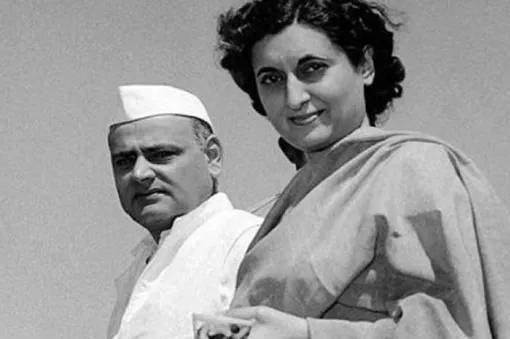 Индира с мужем Ферозом Ганди