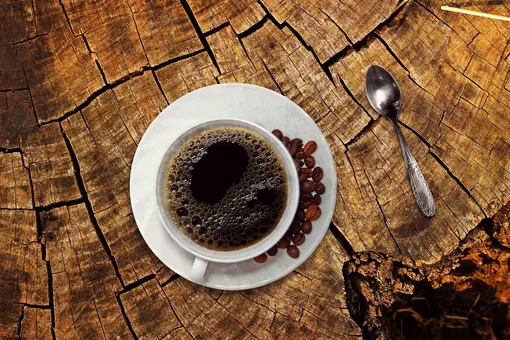 Кофе, кофе в чашке, черный кофе, черный кофе в чашке