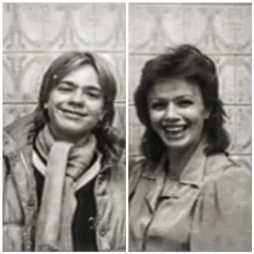 Владимир Пресняков младший в 14 лет и Елена Преснякова в молодости фото
