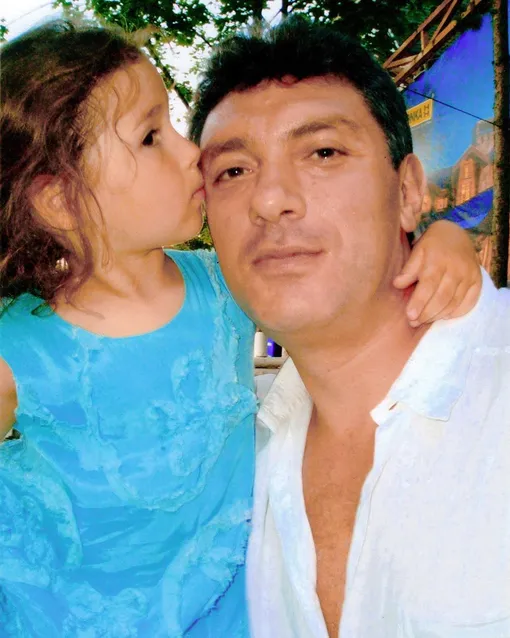 Борис Немцов с дочерью Диной. Архивное фото