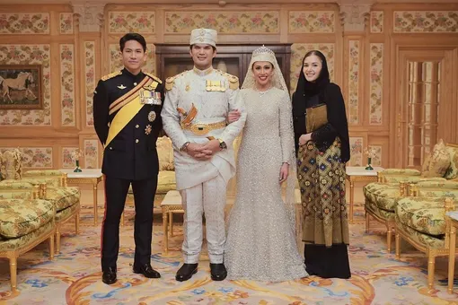 Сезон королевских свадеб открыт! Как прошла грандиозная церемония бракосочетания принцессы Брунея с двоюродным братом