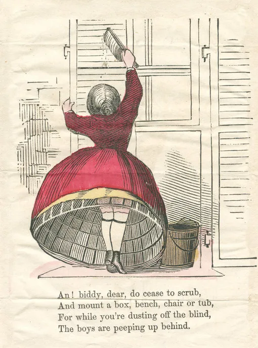 Как дамы в громоздких платьях ходили в туалет в прошлые века: иллюстрации, истории