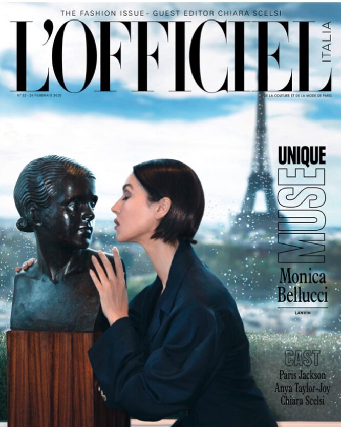 Моника Беллучи на обложке журнала