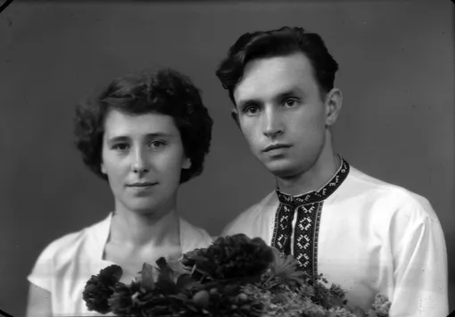 Константин Иванович Курбаков с женой Ниной