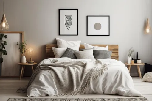 Постеры, неон и еще 6 идей декора, чтобы придать интерьеру спальни индивидуальность