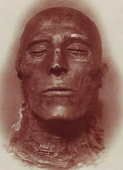 Голова мумии фараона Сети I