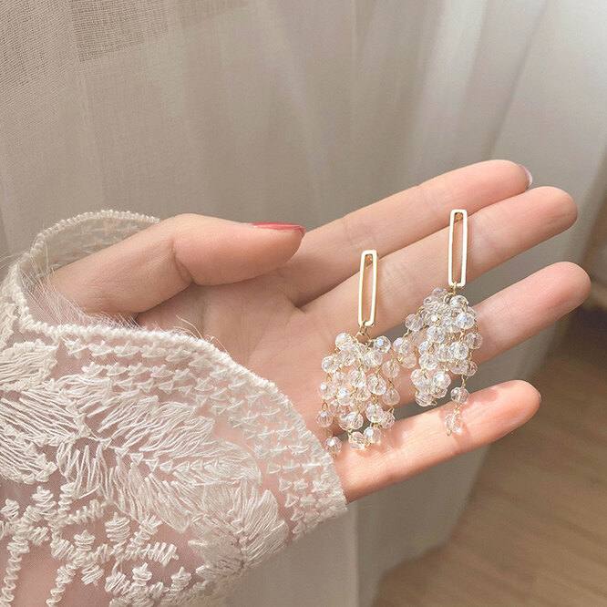 Висячие серьги, Dazzling Silver, 180 руб