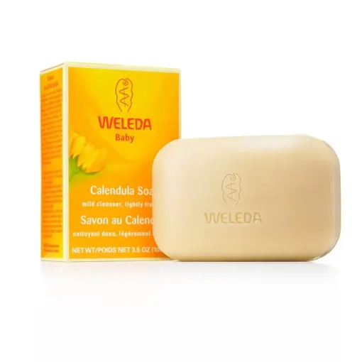Растительное детское мыло с календулой от WELEDA