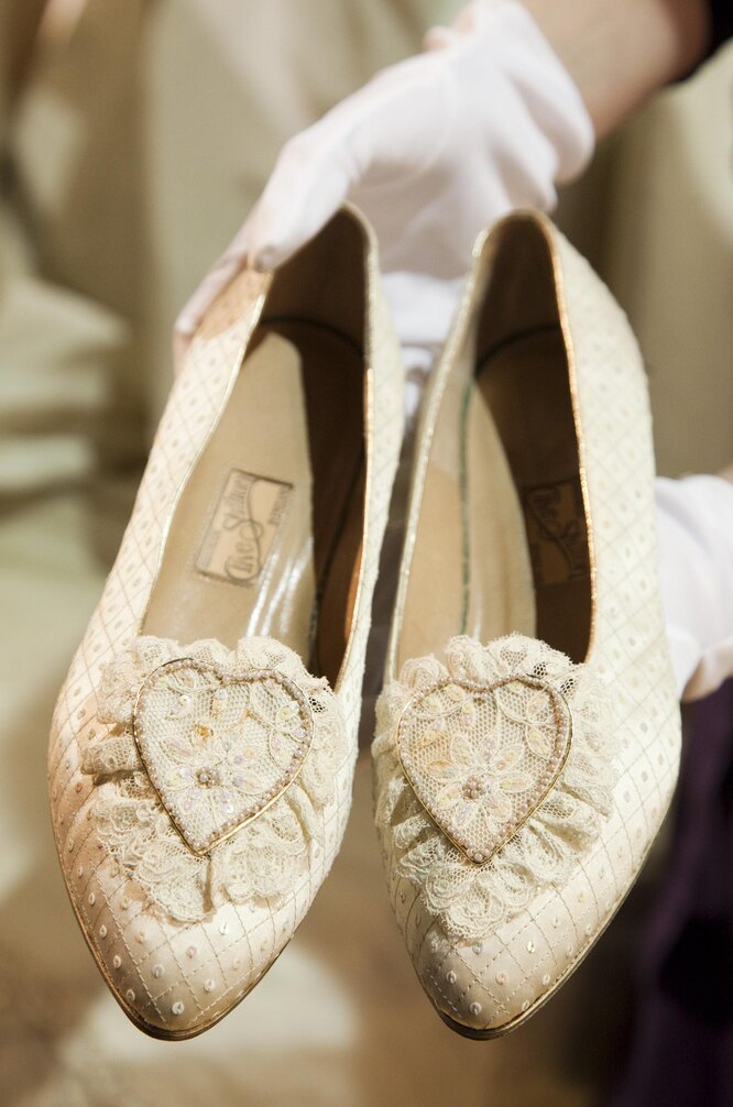 свадебные туфли принцессы Дианы