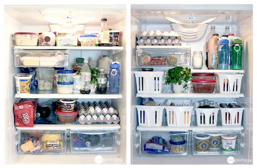 Для порядка в холодильнике используйте контейнеры.