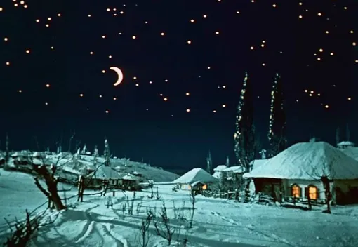 Как снимали фильм «Ночь перед Рождеством»: кадры, истории со съёмок