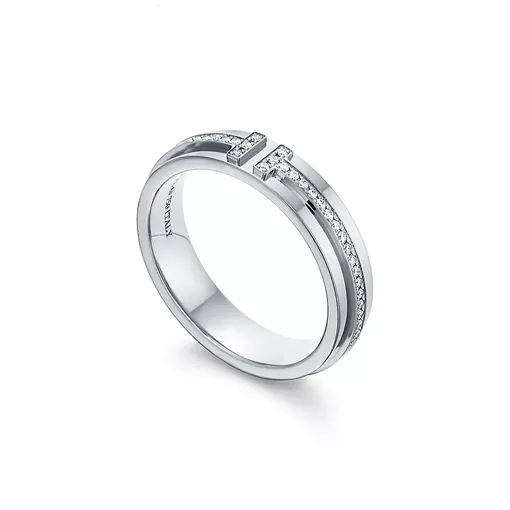 Обручальное кольцо с бриллиантами Tiffany T, Tiffany & Co.