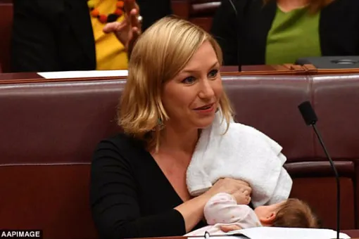 Женщина покормила грудью на заседании Парламента и... ничего, мир не рухнул