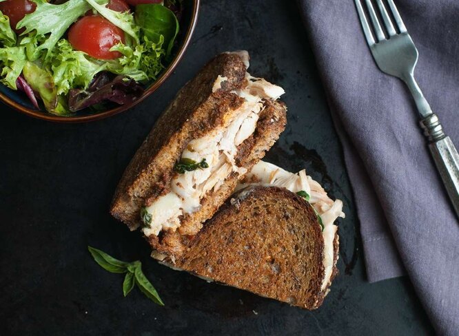 Сэндвич с творогом, блюда из творога простые рецепты