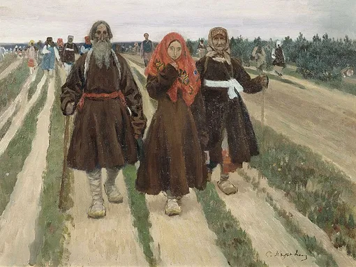 «К Троице», С. Коровин, 1902 г