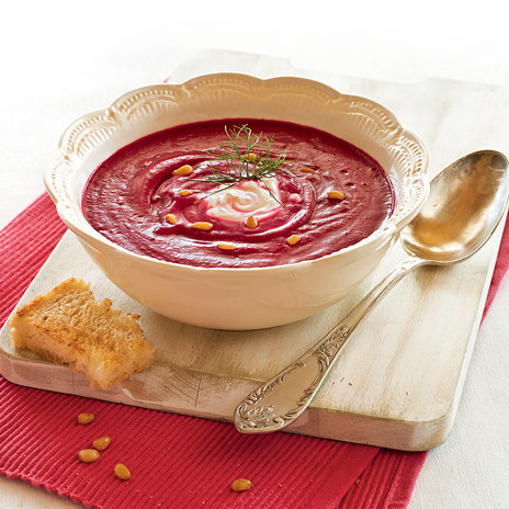 Рецепт супа-пюре из печеной свеклы