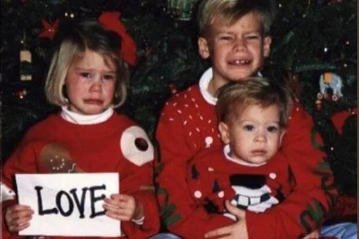 Смешные неудачные новогодние фотографии из семейных архивов взорвали Интернет