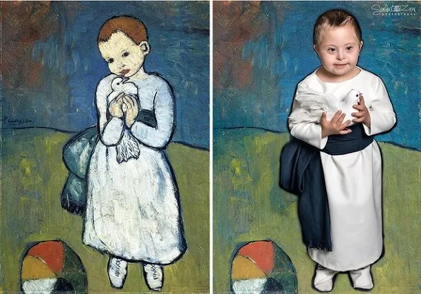 «Девочка с голубкой», Пабло Пикассо