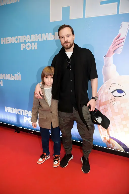 Алексей Чадов с сыном Фёдором