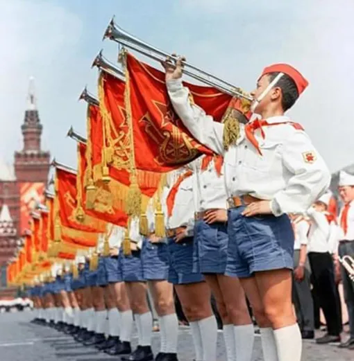 Пионеры на Красной площади, личный архив Александра Олешко