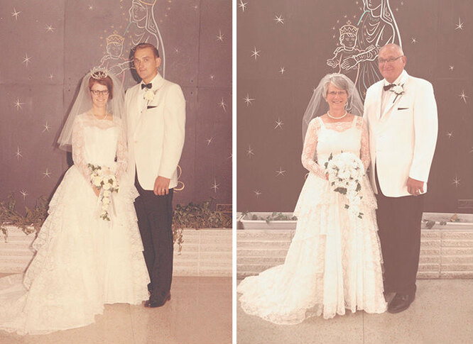 45 лет со дня свадьбы