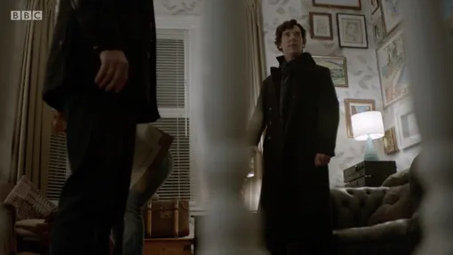 Кадр из британского сериала «Шерлок» — современной адаптации произведений Артура Конан Дойля о детективе Шерлоке Холмсе