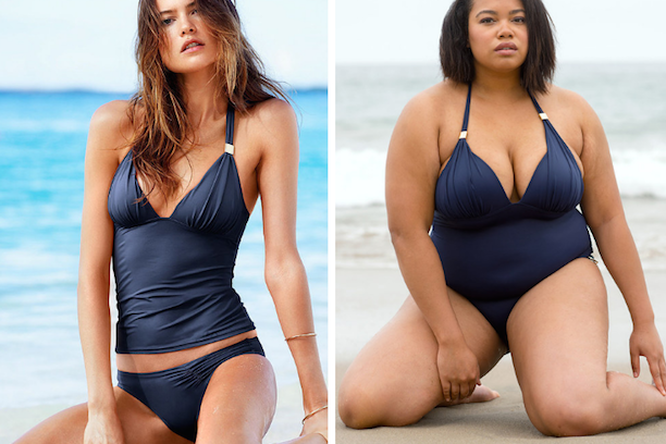 Обычные женщины примерили купальники Victorias Secret