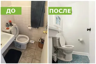 До и после: большое превращение маленькой ванной