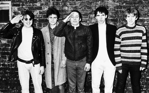 Майкл Фэган с группой The Bollocks Brothers, 1983 год