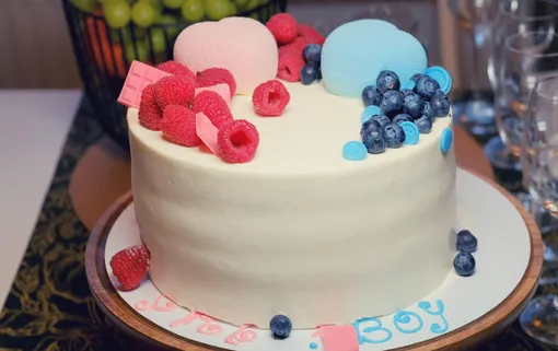 Торт для гендерной вечеринки