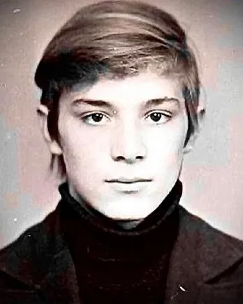 Андрей Разин в 16 лет