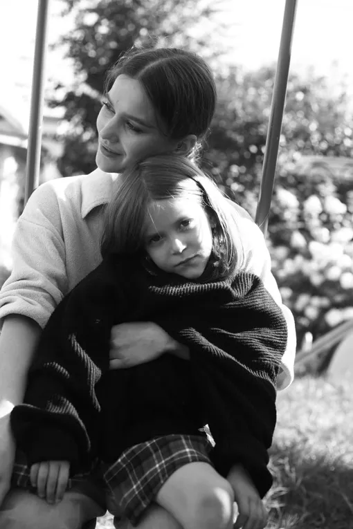 Люся Волегжанина (Афанасьева) с дочерью