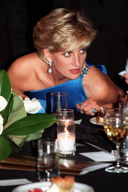 Диана на благотворительном ужине в Сиднее, Австралия, в октябре 1996 года