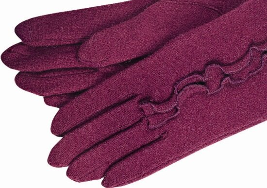 Шерстяные перчатки