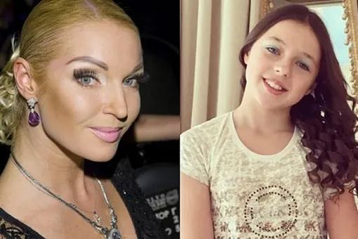 Десятилетняя дочь Анастасии Волочковой пришла на школьный праздник с ярким макияжем