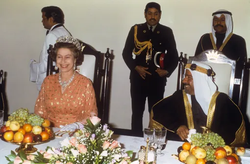 королева Елизавета II на званом ужине